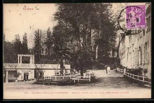 AK Barbotan-les-Thermes, Grand Hôtel et un coin des Bains Clairs