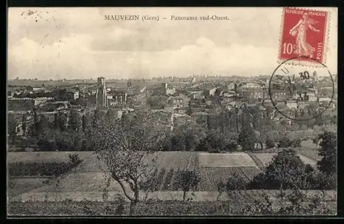 AK Mauvezin /Gers, Panorama sud-ouest