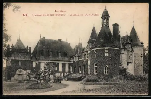 AK Montesquiou, Château de La Plagne