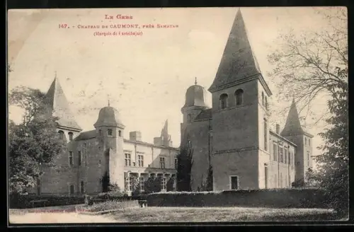 AK Caumont /Gers, Château de Caumont, près de Samatan