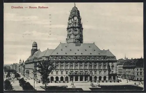 AK Dresden, Neues Rathaus