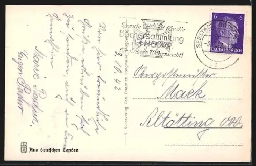 AK Rostock, Markt mit Rathaus