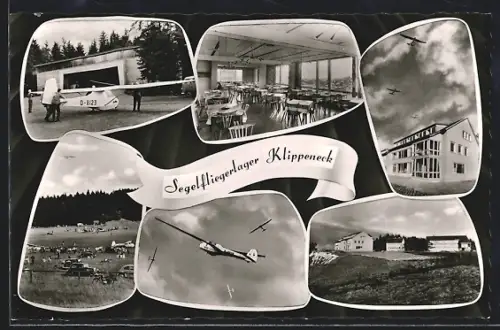 AK Klippeneck, Segelfliegerlager mit Unterkünften, Segelflugzeug & Hangar