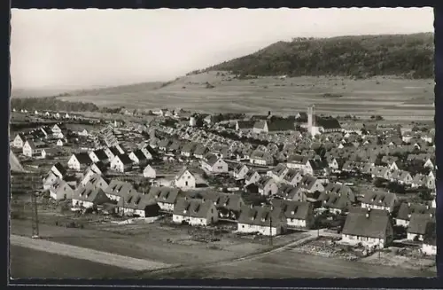 AK Blumberg /Baden, Teilansicht mit Kirche