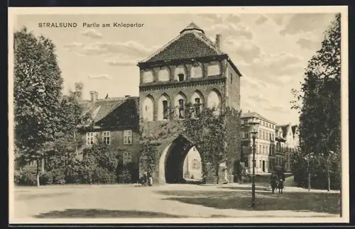 AK Stralsund, Partie am Kniepertor