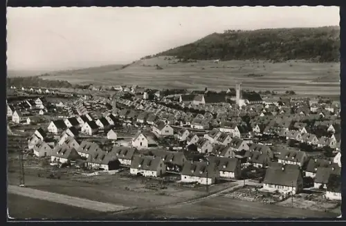 AK Blumberg /Baden, Teilansicht mit Kirche