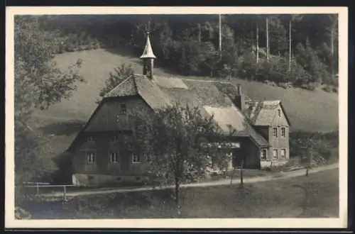 AK St. Märgen, Glockenhäusle im Holzschlag