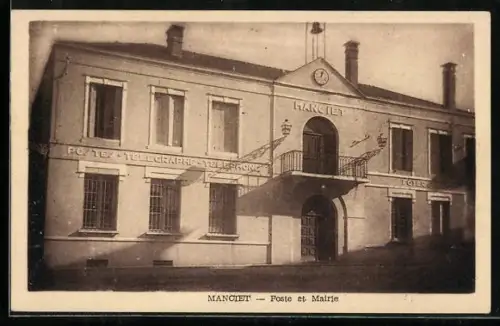 AK Manciet, Poste et Mairie