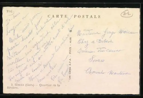 AK Riscle /Gers, Quartier de la Rivière