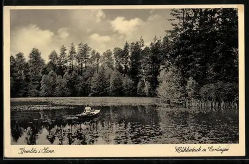 AK Bomlitz i. Hann., Mühlenteich in Cordingen