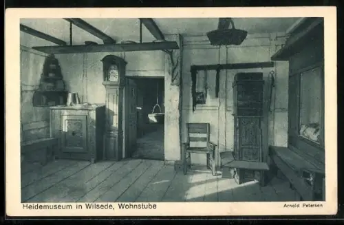 AK Wilsede, Heidemuseum, Wohnstube