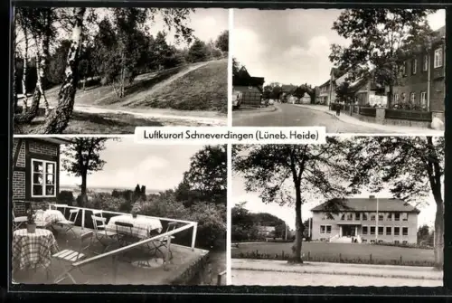 AK Schneverdingen /Lüneb. Heide, Cafe, Im Höpen, Rathaus