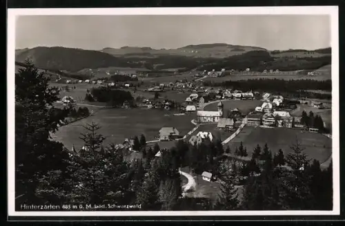 AK Hinterzarten /bad. Schwarzwald, Ortsansicht aus der Vogelschau