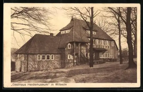 AK Wilsede /Lüneburger Heide, Gasthaus Heidemuseum