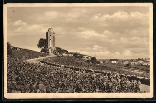 AK Zell / Pfalz, über Kirchheimbolanden, Gemeinsames Ehrenmal der Zellertalgefallenen