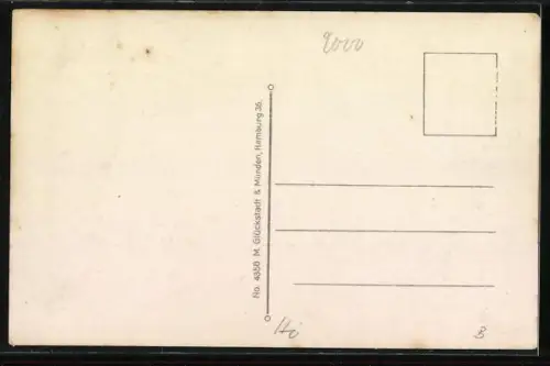 AK Hamburg-Neustadt, Jungfernstieg mit Alster