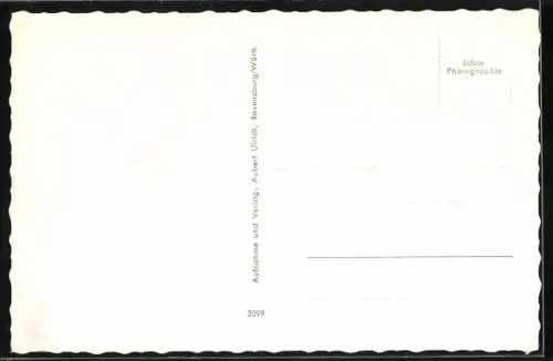 AK Friedrichshafen am Bodensee, Luftbild des Ortes