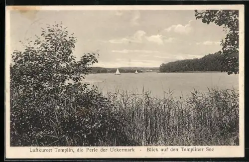 AK Templin /Uckermark, Blick auf den Templiner See