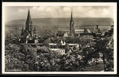 AK Kaiserslautern, Ortsansicht mit Kirche