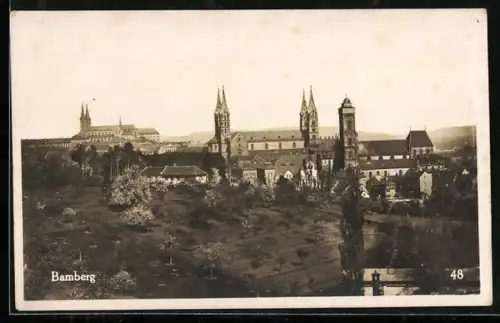 AK Bamberg, Blick zum Ort
