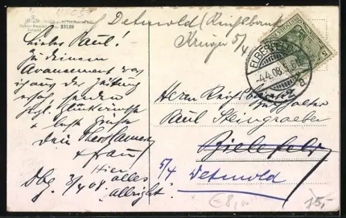 AK Duisburg, Rheinbrücke, Schiffe am Hafen