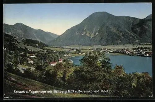 AK Rottach a. Tegernsee, Wallberg und Bodenschneid