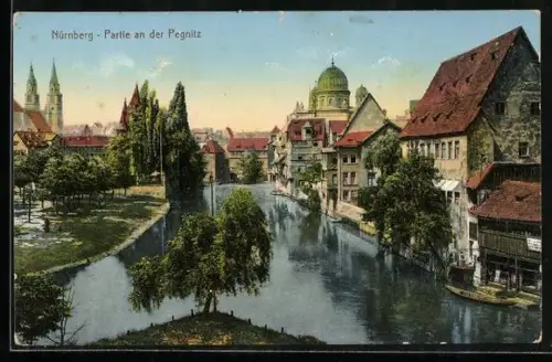 AK Nürnberg, Partie an der Pegnitz