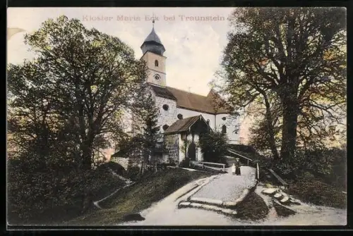AK Maria Eck bei Traunstein, Kloster Maria Eck