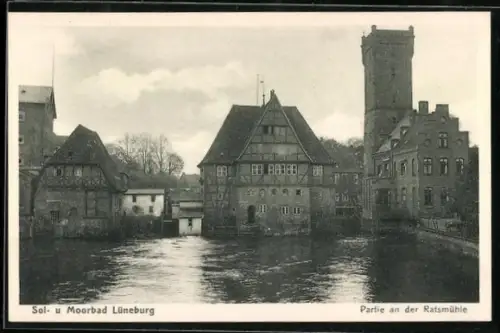 AK Lüneburg, Ortspartie an der Ratsmühle