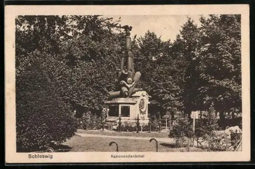 AK Schleswig, Kanonendenkmal