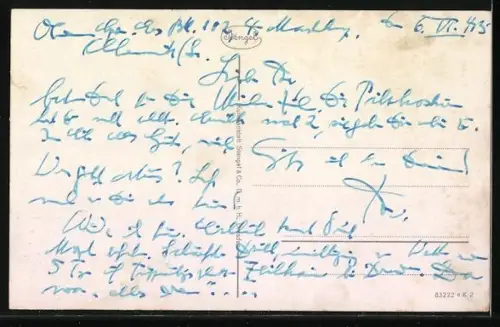 AK Chemnitz, Strassenpartie mit Opernhaus