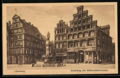AK Lüneburg, Schütting mit Sülfmeisterbrunnen
