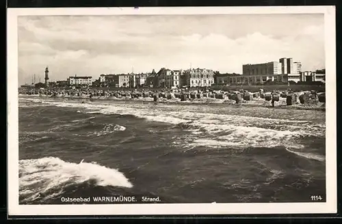 AK Warnemünde, Strand