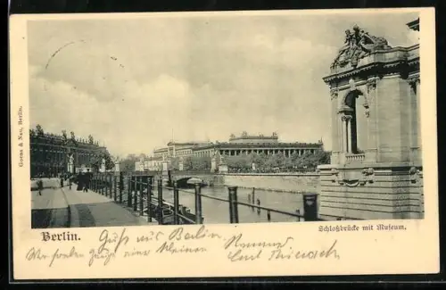 AK Berlin, Schlossbrücke, Museum
