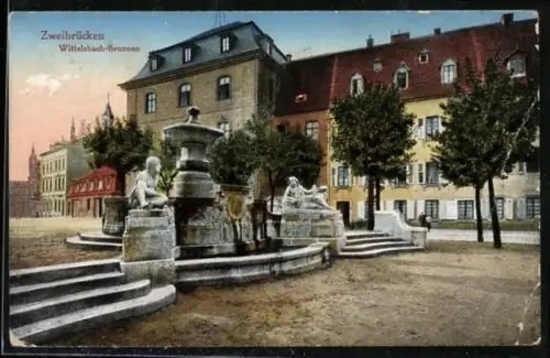 AK Zweibrücken, Wittelsbach-Brunnen