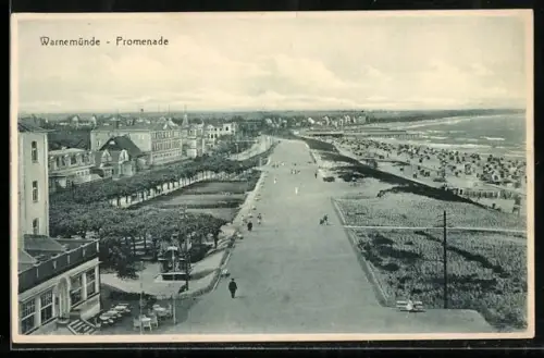 AK Warnemünde, Promenade