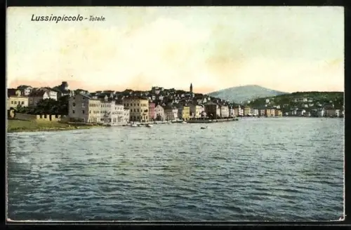 AK Lussinpiccolo, Panoramaansicht des Ortes