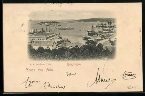 AK Pola, Kriegshafen