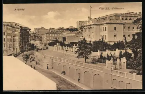 AK Fiume, Via XX. Settembre