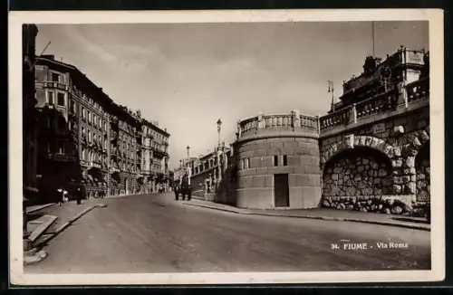 AK Fiume, Via Roma