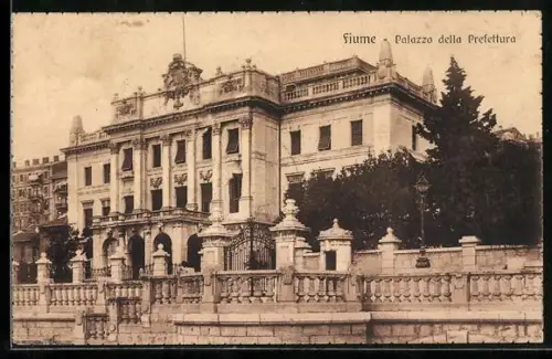 AK Fiume, Palazzo della Prefettura