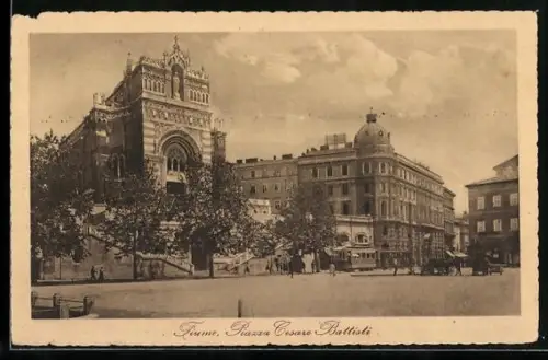 AK Fiume, Piazza Cesare Battisti