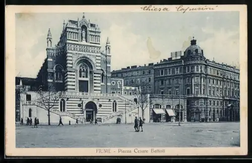 AK Fiume, Piazza Cesare Battisti