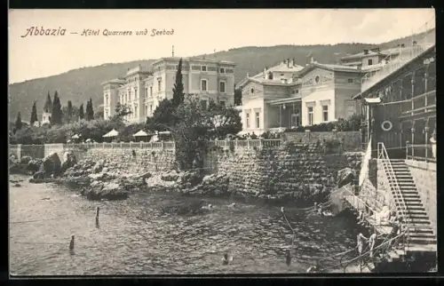 AK Abbazia, Hotel Quarnero und Seebad