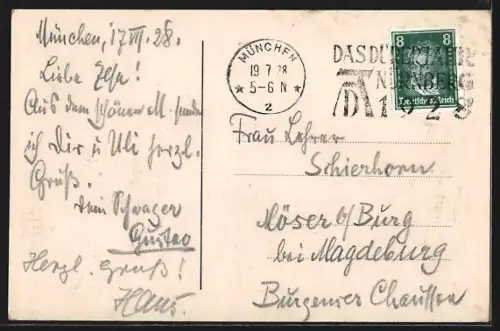 AK München, Partie am Viktualienmarkt