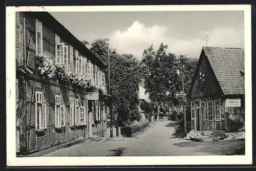 AK Dorfmark /Lüneburger Heide, Gasthaus Zum Schusterkrug A. Schulz