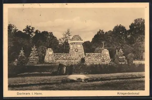 AK Dorfmark i. Hann., Kriegerdenkmal