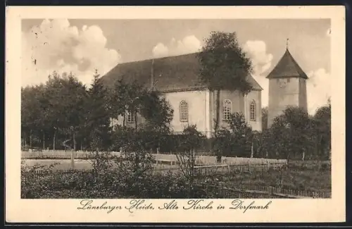 AK Dorfmark /Lüneburger Heide, Alte Kirche