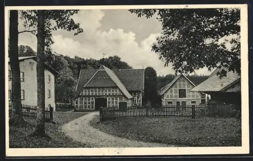 AK Bommelsen über Walsrode, Gasthaus Thomashof