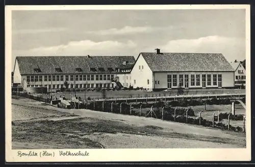 AK Bomlitz, Volksschule, Aussenansicht